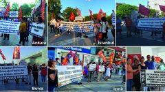 İstanbul Sözleşmesi’nin feshini onamak hukuksuzluktur! Kadın düşmanlığıdır! Bu hukuksuzluğu ülkemizin dört bir yanında protesto ettik!