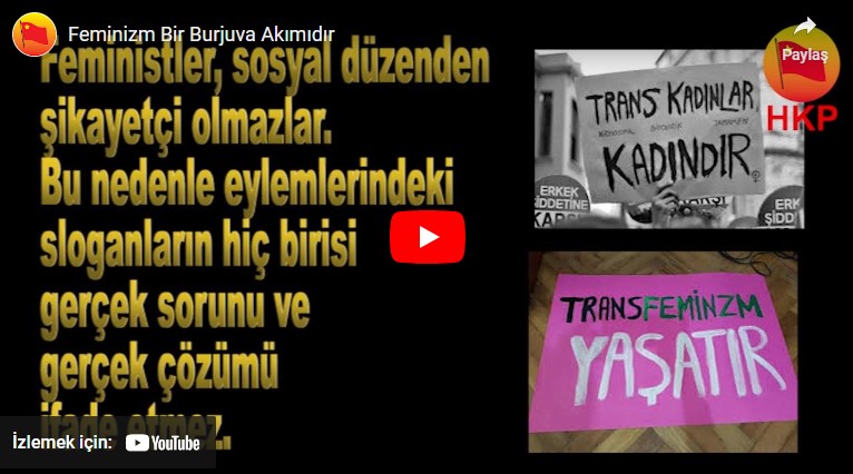 Feminizm Bir Burjuva Akımıdır