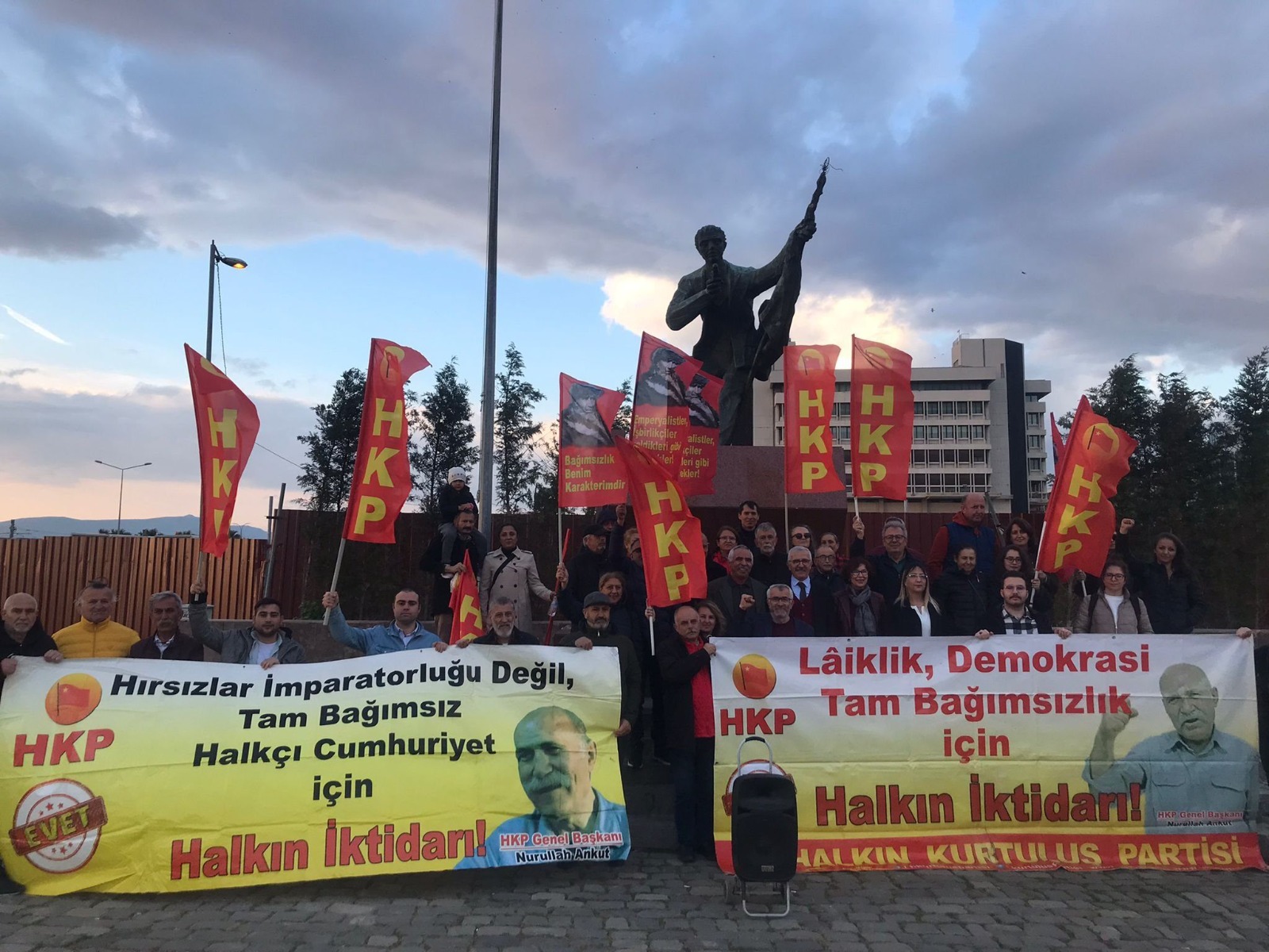 Laik Cumhuriyet’in 100’üncü yılında Kurtuluş Partili Kadınlar Çağırıyor çalışmamızı sonlandırdık.